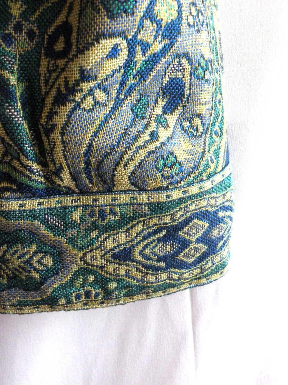 TRAVEL SMITH Long Jacket Cardigan Paisley Floral XL - Picture 6 of 7